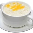 Arroz porridge menuan barizeak dituena